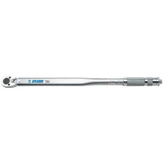 UNIOR Llave dinamométrica tipo click 1/4"x2-24 torquímetro
