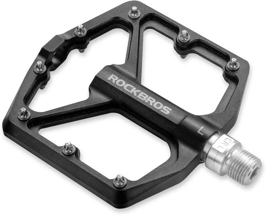 Pedales Rockbros aluminio 8 pines negro