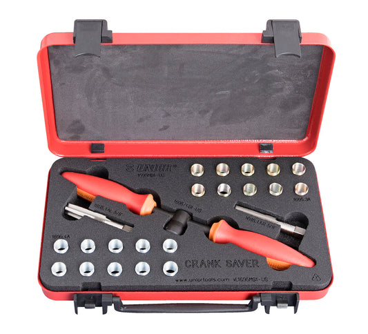 UNIOR Kit de reparación e inserción de rosca de pedal