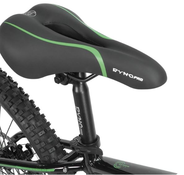 Bicicleta R 26 de aluminio 3 x 8 negro - verde ASM - 048 Ryno