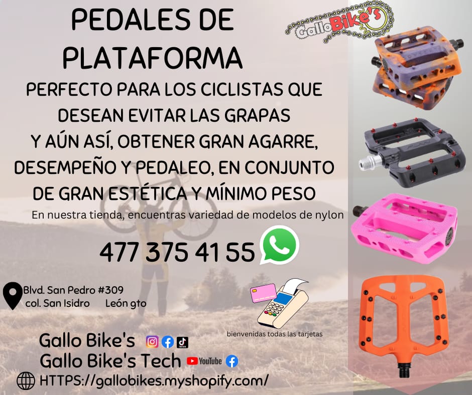 Refacciones, accesorios, ropa, energéticos, taller con servicios especializados, bicis, todo eso y más lo encuentras, con amplia variedad en tu tienda de confianza... Gallo Bikes's