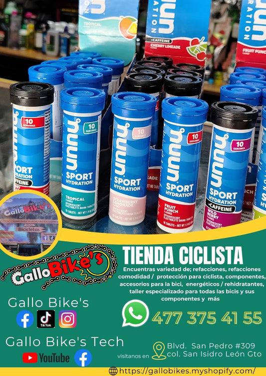Refacciones, accesorios, ropa, energéticos, taller con servicios especializados, bicis, todo eso y más lo encuentras, con amplia variedad en tu tienda de confianza... Gallo Bikes's