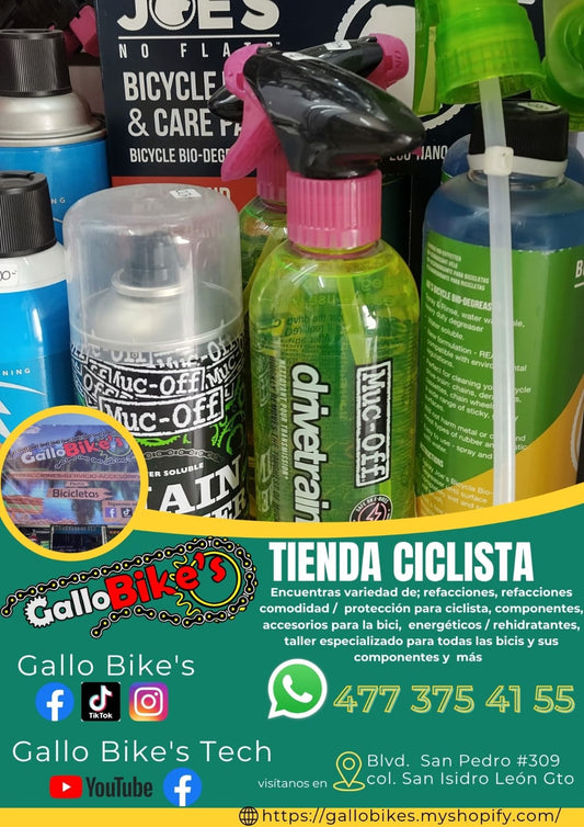 Refacciones, accesorios, ropa, energéticos, taller con servicios especializados, bicis, todo eso y más lo encuentras, con amplia variedad en tu tienda de confianza... Gallo Bikes's