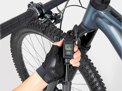 Bomba para llantas, suspensiones y shock Topeak manómetro digital