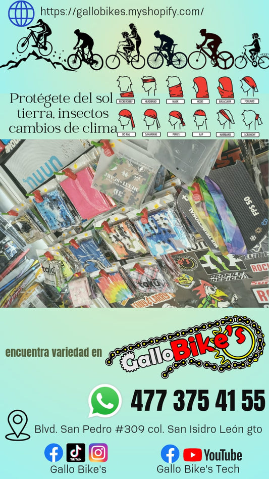 Refacciones, accesorios, ropa, energéticos, taller con servicios especializados, bicis, todo eso y más lo encuentras, con amplia variedad en tu tienda de confianza... Gallo Bikes's
