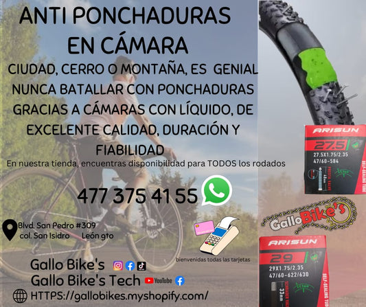 Refacciones, accesorios, ropa, energéticos, taller con servicios especializados, bicis, todo eso y más lo encuentras, con amplia variedad en tu tienda de confianza... Gallo Bikes's
