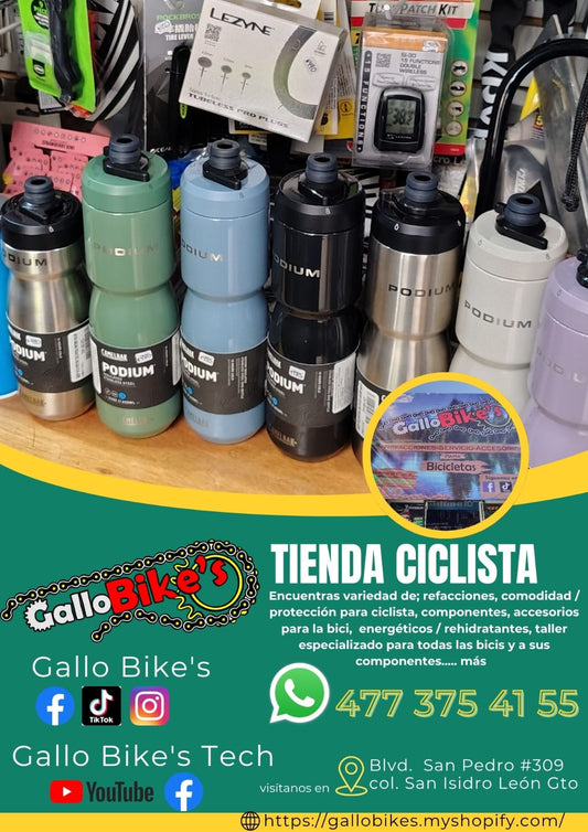 Refacciones, accesorios, ropa, energéticos, taller con servicios especializados, bicis, todo eso y más lo encuentras, con amplia variedad en tu tienda de confianza... Gallo Bikes's