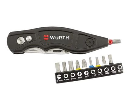 WÜRTH NAVAJA CON PUNTAS INTERCAMBIABLES