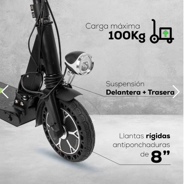Scooter Electrico GF S11 8" 250W 36V + Disco con suspension E - lena