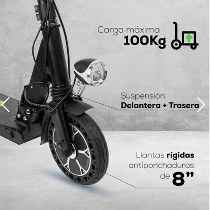 Scooter Electrico GF S11 8" 250W 36V + Disco con suspension E - lena