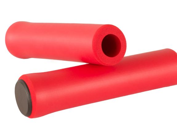 Puños 25mm Eva silicona rojo