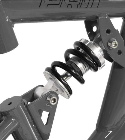 Bicicleta R 16 doble suspension roja 1  velocidad gris Ryno