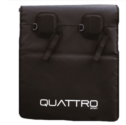 Pad de caja de cajuela Quattro Sport Negro para 2 bicicletas