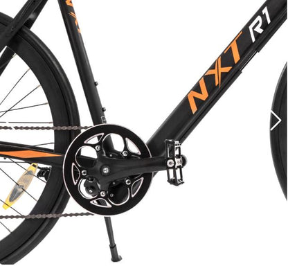 Bicicleta R 700  Electrica R1 1X9 Velocidades Aluminio negro mate naranja T - AEC - TDA39 NXT