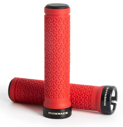 Puños Riderace silicona  rojo