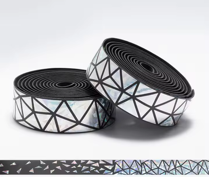 Cinta para manubrio Rockbros metálico blanco