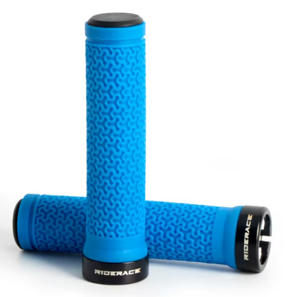 Puños Riderace silicona  azul