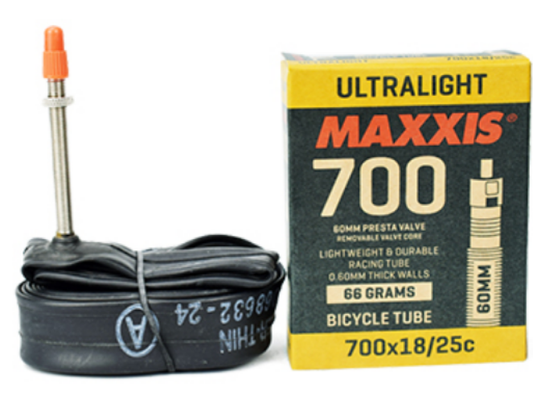 Cámara Maxxis Ultraligera 700x 23/32C 60mm