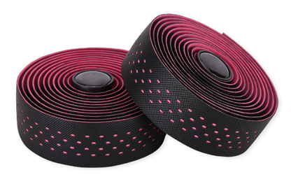 Cinta para manubrio puntos rosa