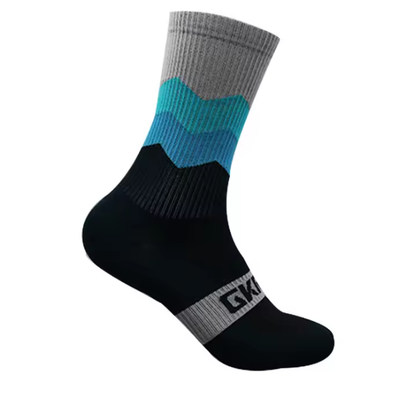 Calcetas para ciclismo tonos de azul