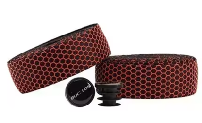 Cinta para manubrio colmena rojo