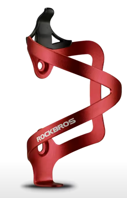 Porta ánfora Rockbros de aluminio ultraligero unilateral rojo