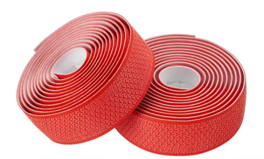 Cinta para manubrio de silicona rojo