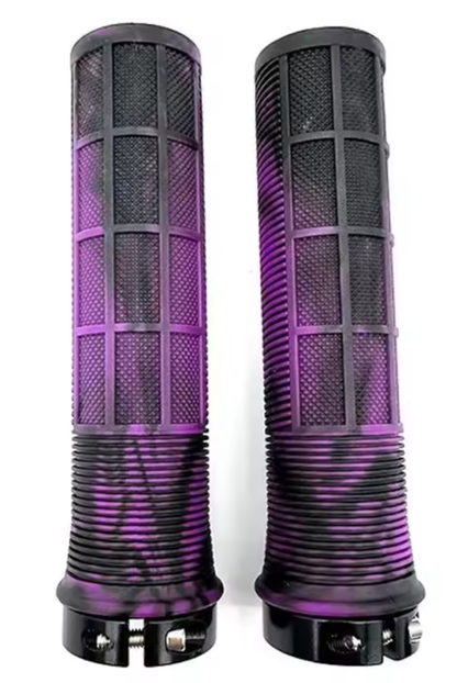 Puños camo silicona morado