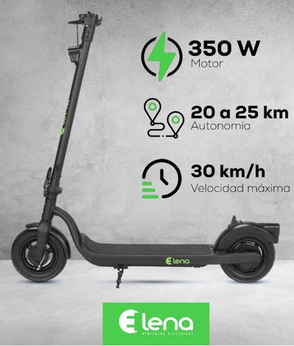 Scooter electrico GF - N05 10" 350W 36V 7.8 AH freno de tambor y ebrake E - lena