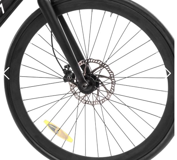 Bicicleta R 700  Electrica R1 1X9 Velocidades Aluminio negro mate naranja T - AEC - TDA39 NXT