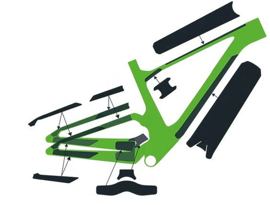 KIT DE PROTECTORES SYNCROS PARA SCOTT SPARK carbono