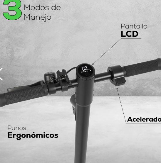 Scooter electrico GF - N09 llanta 8.5" 350W 36V 7.8 AH freno de disco y e - brake E - lena