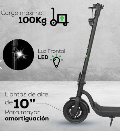 Scooter electrico GF - N05 10" 350W 36V 7.8 AH freno de tambor y ebrake E - lena