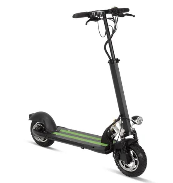 Scooter electrico GF - S12 10 pulgadas 500W 48V 14.5 AH IPX4 frenos de disco con suspension delantera E - lena