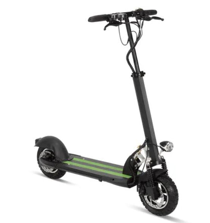 Scooter electrico GF - S12 10 pulgadas 500W 48V 14.5 AH IPX4 frenos de disco con suspension delantera E - lena