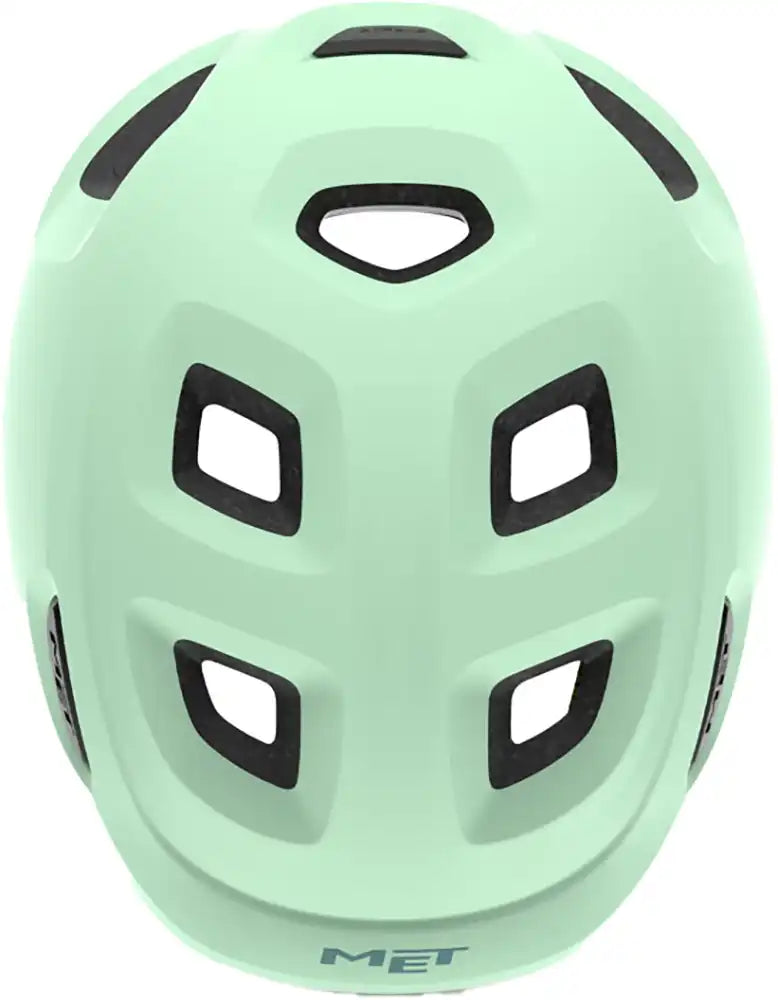 Casco MET hooray verde menta