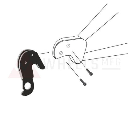 PATA  DE CAMBIO CUADRO / DESVIADOR  17 CANNONDALE