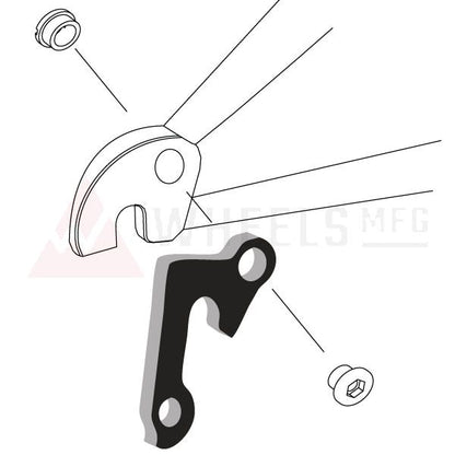 PATA  DE CAMBIO CUADRO / DESVIADOR  2 GT