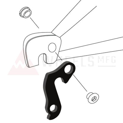 PATA  DE CAMBIO CUADRO / DESVIADOR  73 SCHWINN, MARIN, SALSA