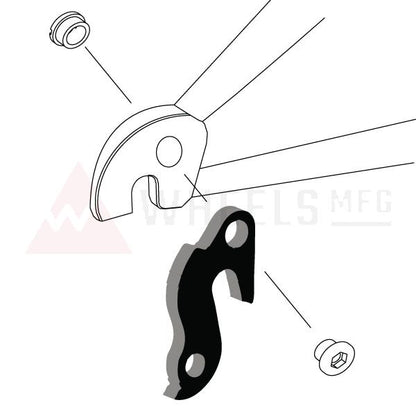 PATA  DE CAMBIO CUADRO / DESVIADOR 8 VARIAS