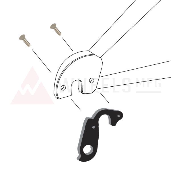 PATA  DE CAMBIO CUADRO / DESVIADOR  164 TREK