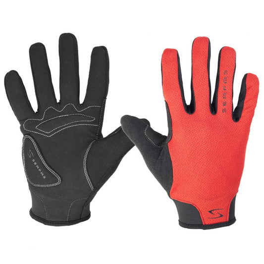 Guantes serfas starter long finger rojos