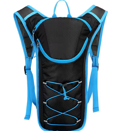 Mochila 2L hidratación negra azul