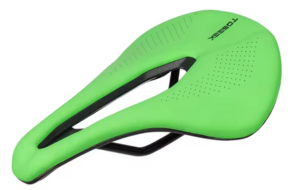 Asiento de bici ligero verde