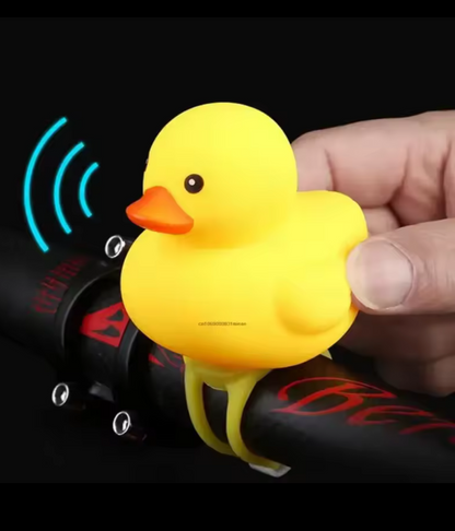 Patito de hule, adorno, luz y sonido