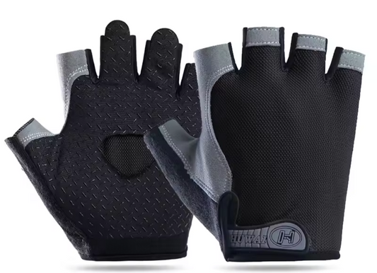 Guantes dedo corto, palma antiderrapante