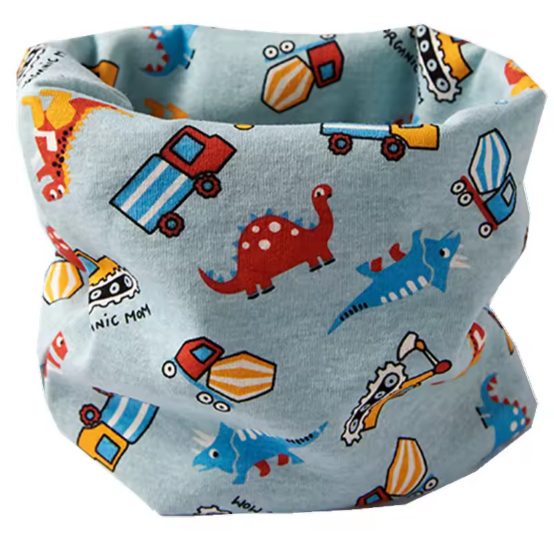 Bandanas multiusos infantil dinos y autos