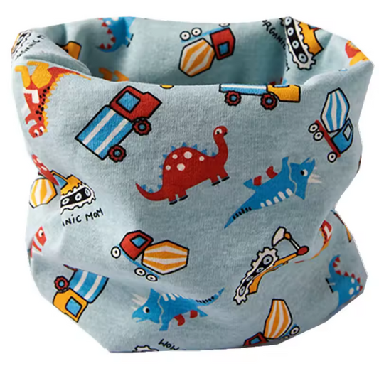 Bandanas multiusos infantil dinos y autos