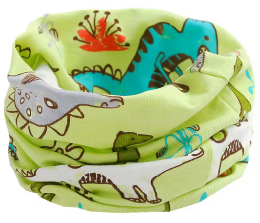 Bandanas multiusos infantil dinosaurios