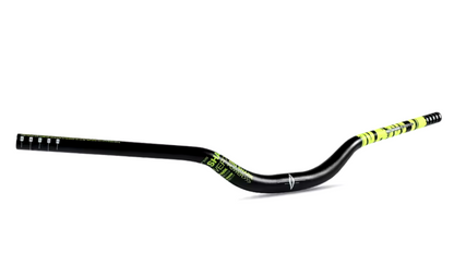 Manubrio doble altura 31.8x780mm rise 50mm negro/verde